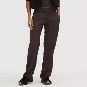 Lululemon Dance Studio Mid-Rise Pant *Regular 4 Brown Unlined Active Workout #h